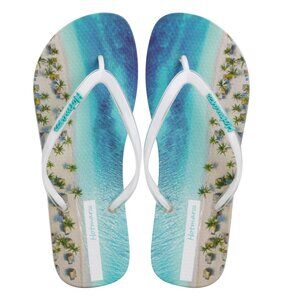 Hotmarzz Women Summer Beach Sandals Floral Priint Flip Flops Slippers Thongs